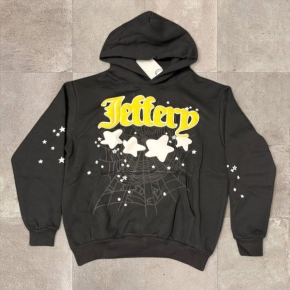 Sp5der Jeffery Men's Black Hoodie